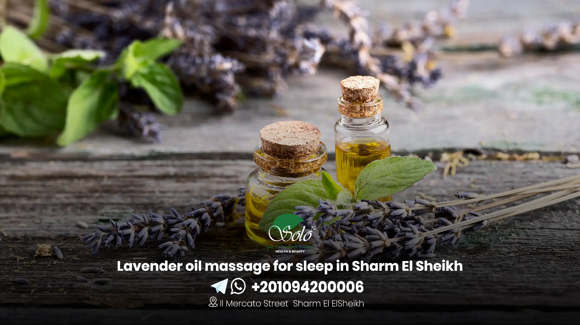 Lavender oil massage for sleep in Sharm El Sheikh